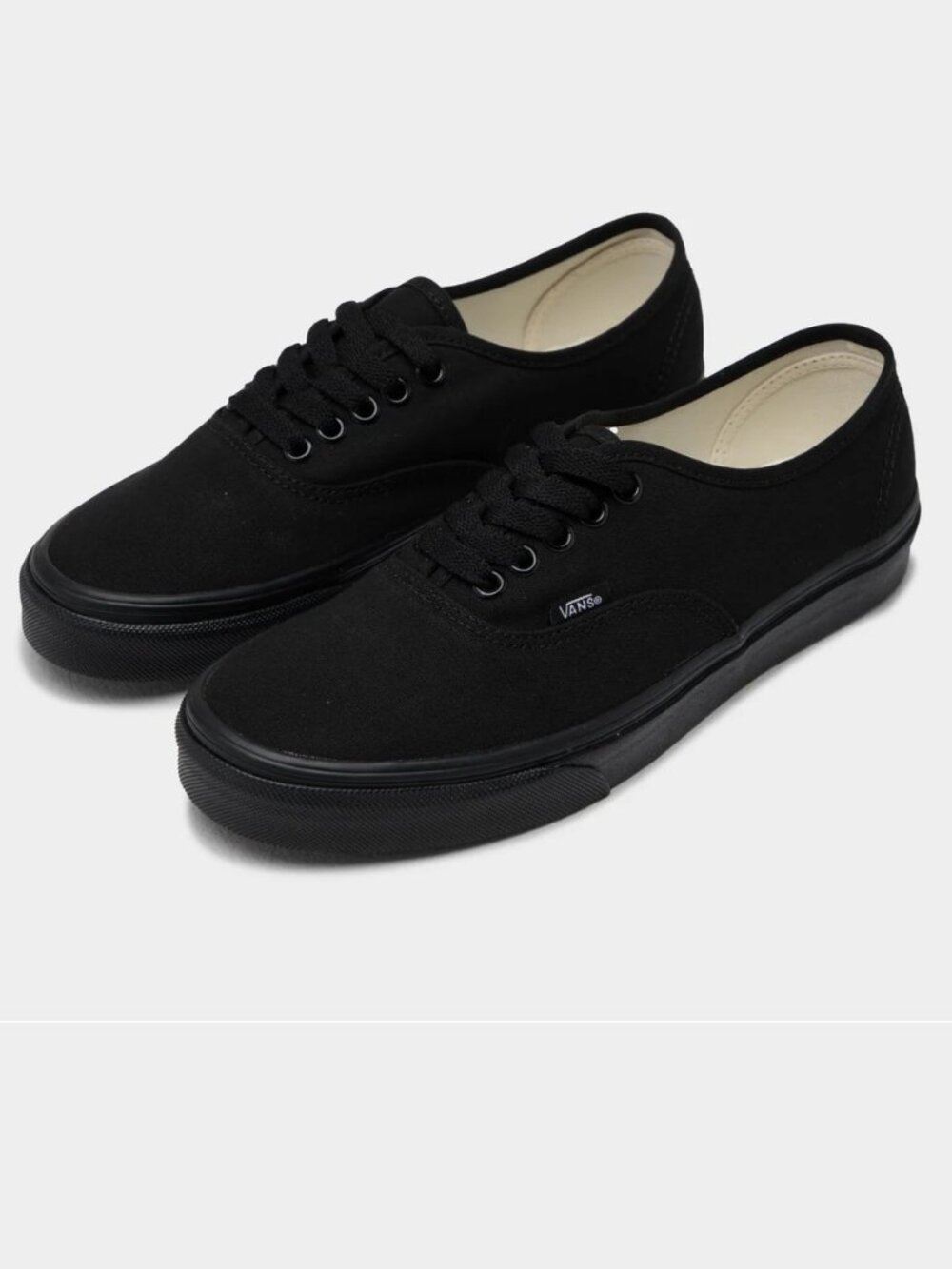NEW Van's Authentic Low Top Shoes Black Size Men's 6.5 Women's 8 - Picture 3 of 8